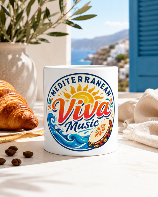 Tazza Mediterranean Viva Music — Logo Ufficiale