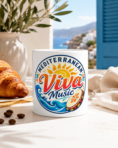Tazza Mediterranean Viva Music — Logo Ufficiale